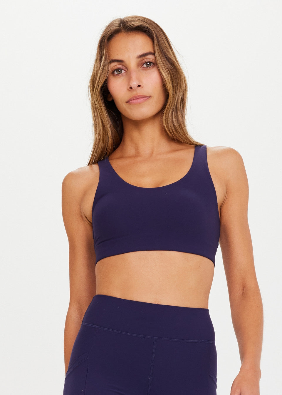 The Upside Peached Jade Bra in Navy