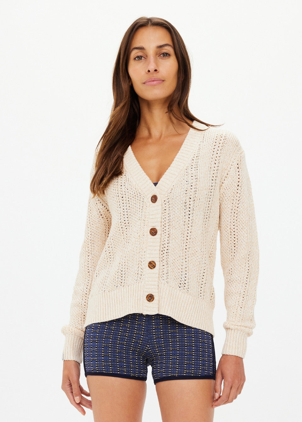 The Upside Drew Button Knit Cardigan