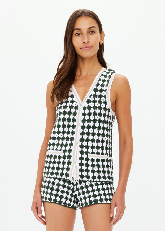 The Upside Portobello Watson Crochet Vest