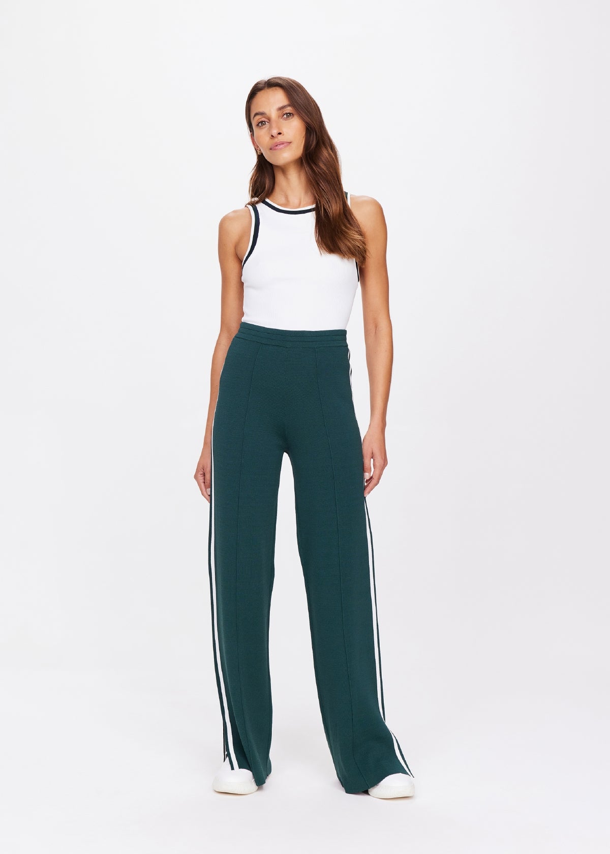 The Upside Les Border Freya Knit Pant in Eden