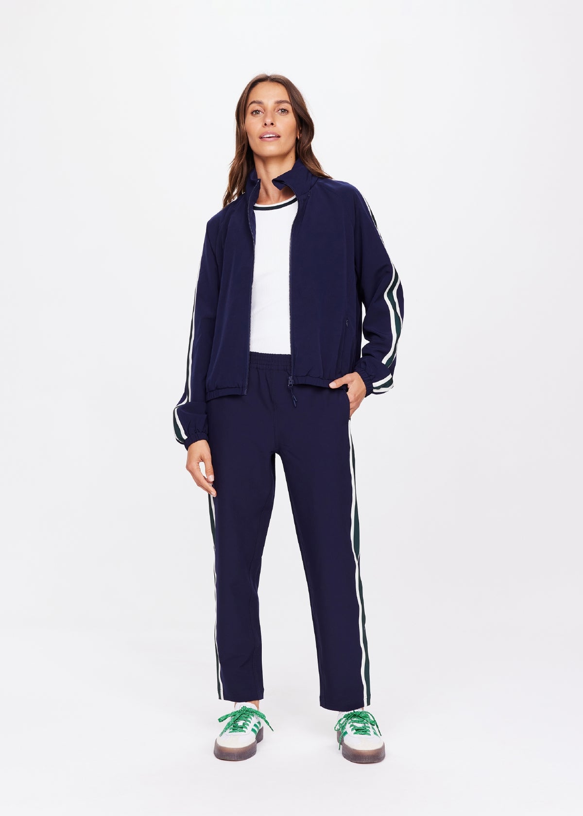 The Upside Mansi Dawson Run Jacket in Navy