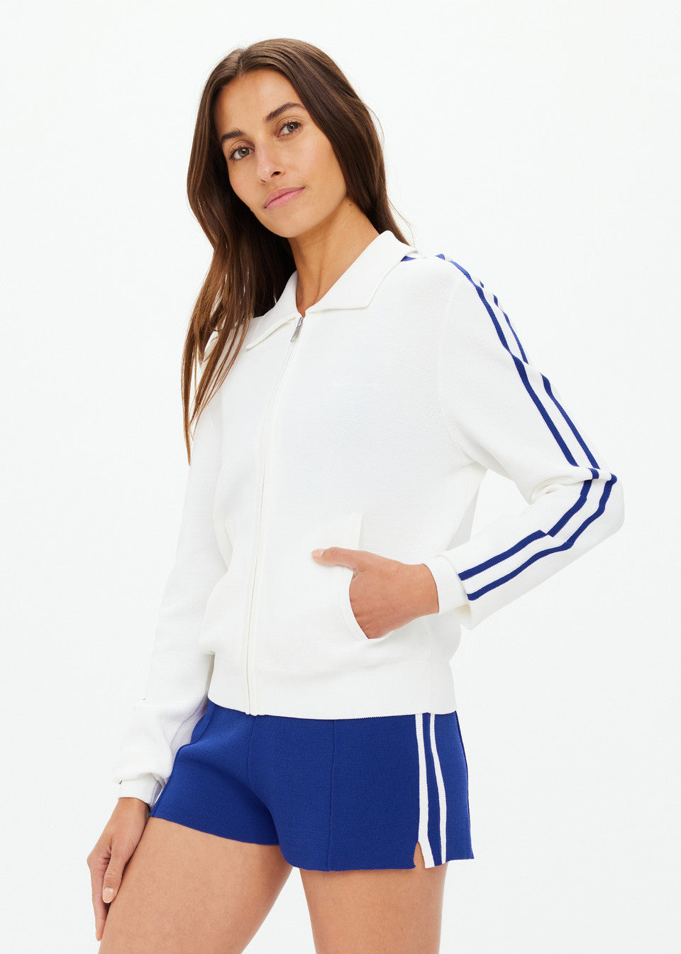 The Upside Carnaby Pari Zip Knit Jacket