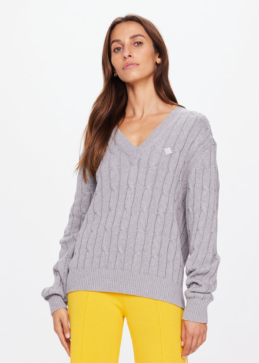 The Upside Seymour Knit Sweater in Grey