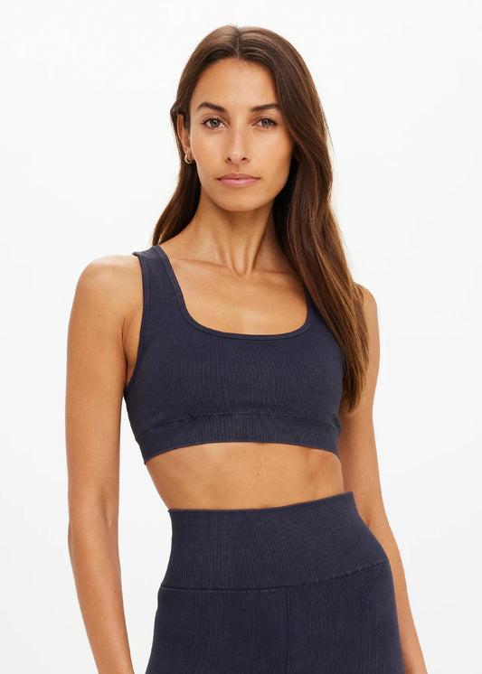 The Upside Seamless Jade Racerback Bra in Ink