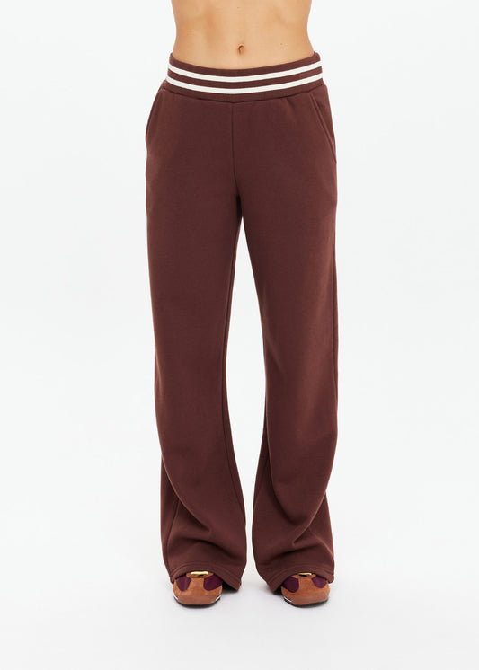 The Upside Toluca Willow Wide Leg Pant in Cocoa