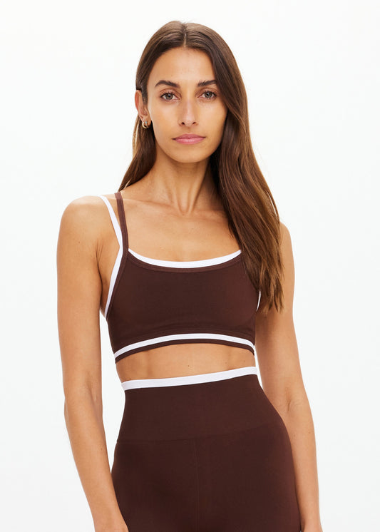 The Upside Form Seamless Anita Bra in Cocoa