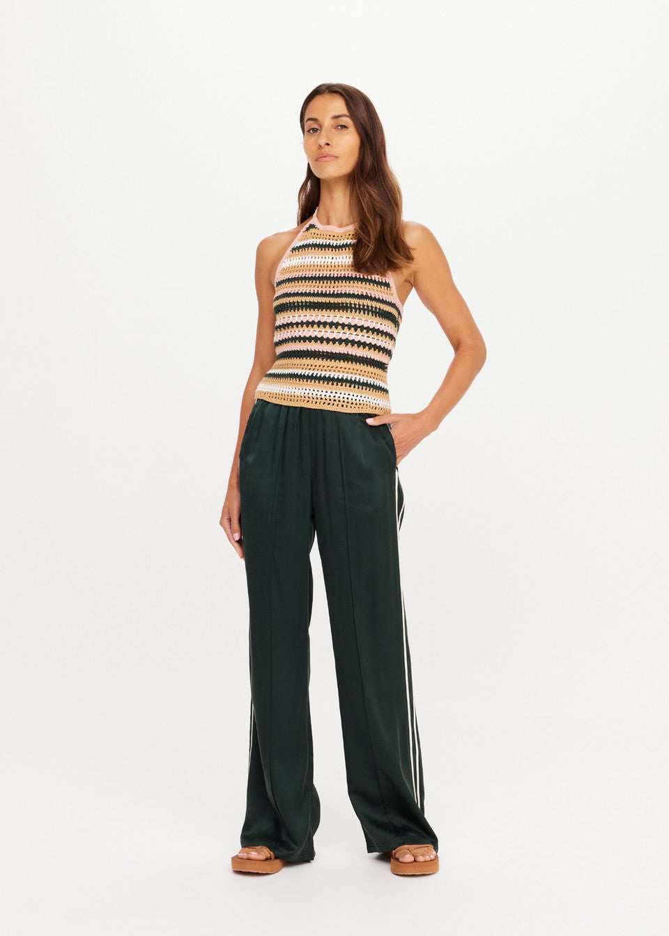 The Upside Bohemia Sal Crochet Halter Top