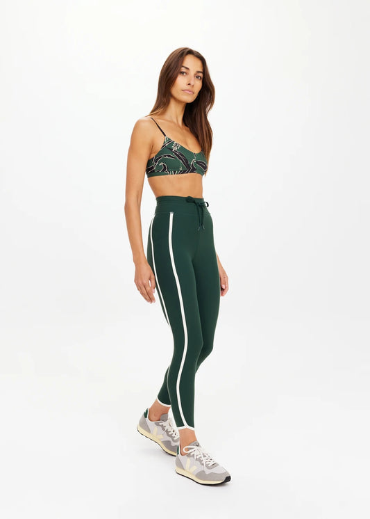 The Upside Santa Fe 25in Midi Pant in Jungle Green