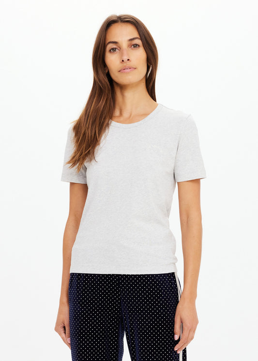 The Upside Joy Tee in Grey Marle