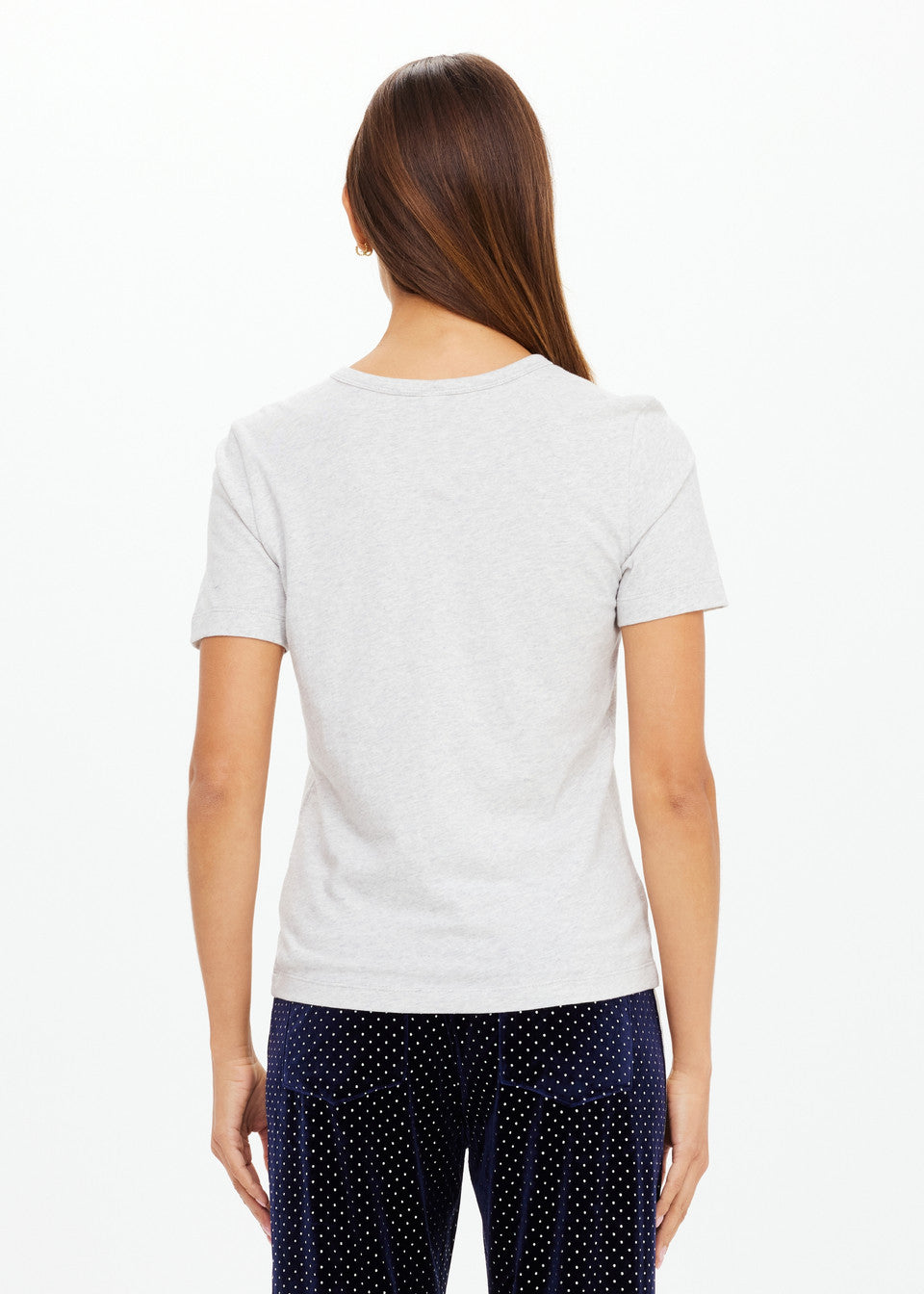 The Upside Joy Tee in Grey Marle