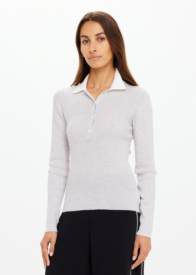 The Upside Faye Fine Knit Polo