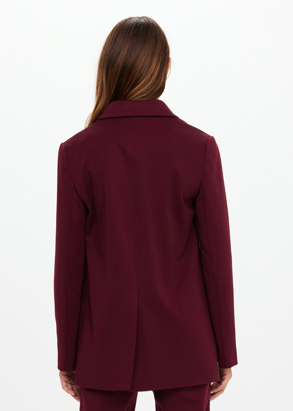 The Upside Mendoza Boyfriend Blazer in Bordeaux