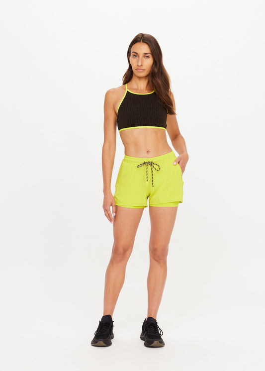 The Upside Lucky Run Short in Lime