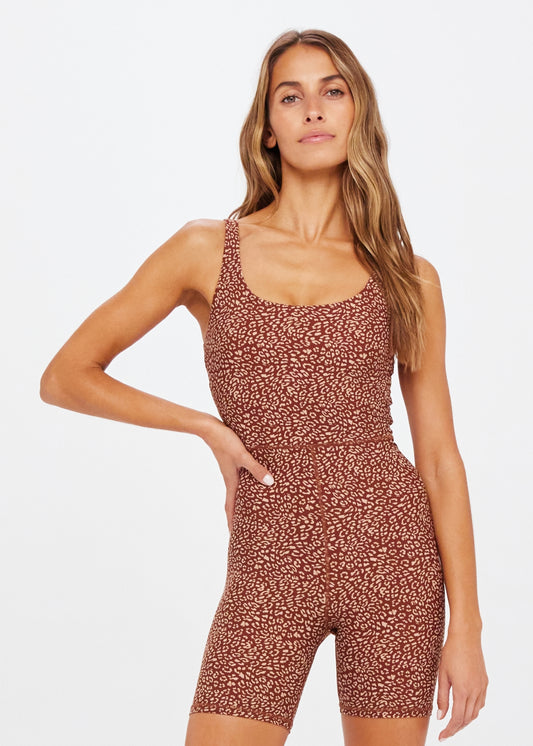 The Upside Claudia Onesie in Leopard