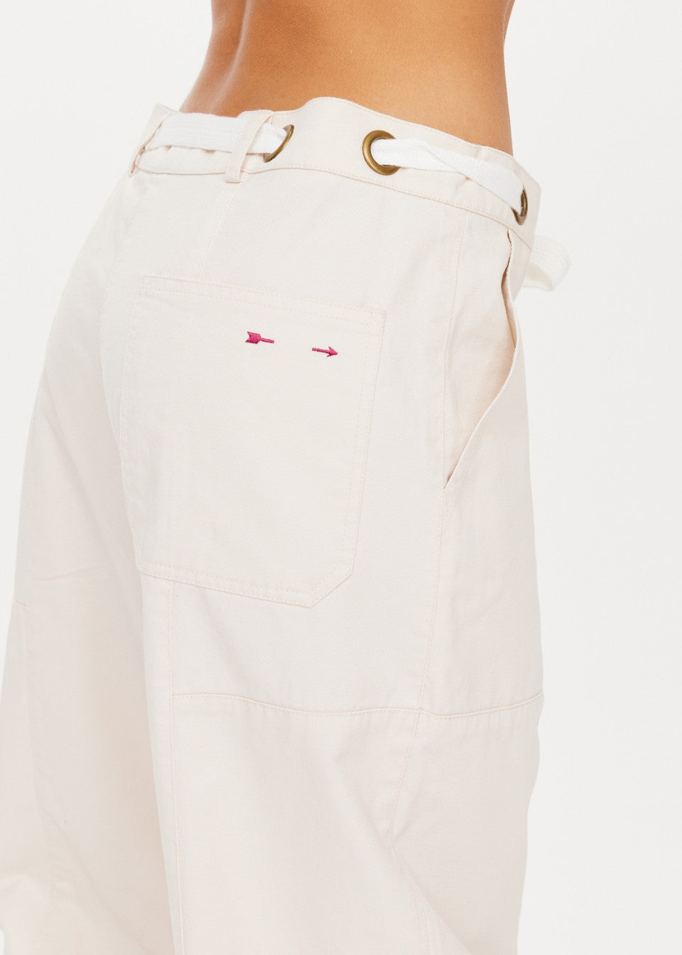 The Upside Roam Noah Pant in Ivory