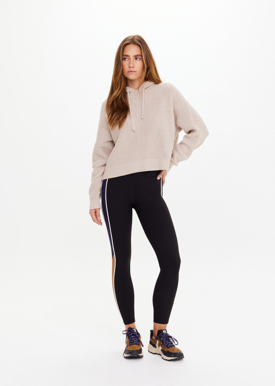 The Upside Dune Knit Hoodie in Natural