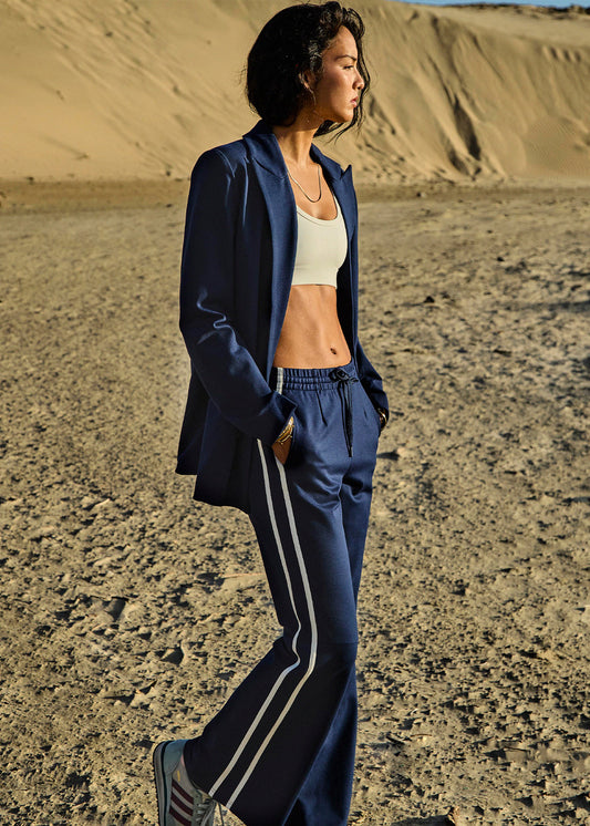 The Upside Muse Flare Pant in Navy