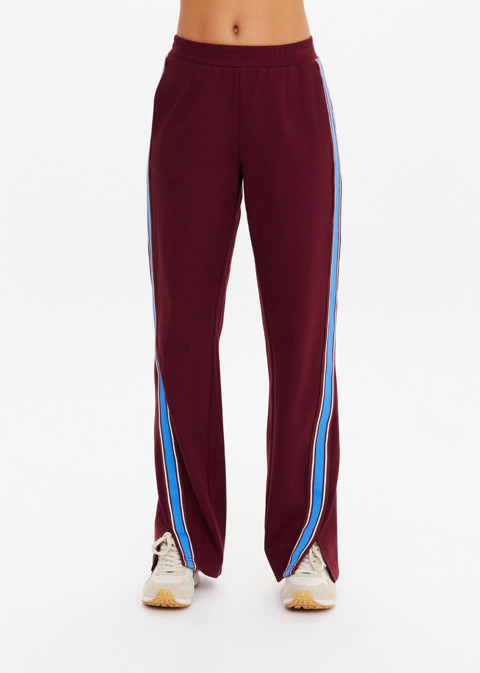 The Upside Ryder Petra Flare Pant in Bordeaux