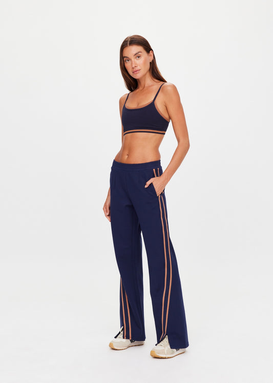 The Upside Toledo Petra Flare Pant in Navy