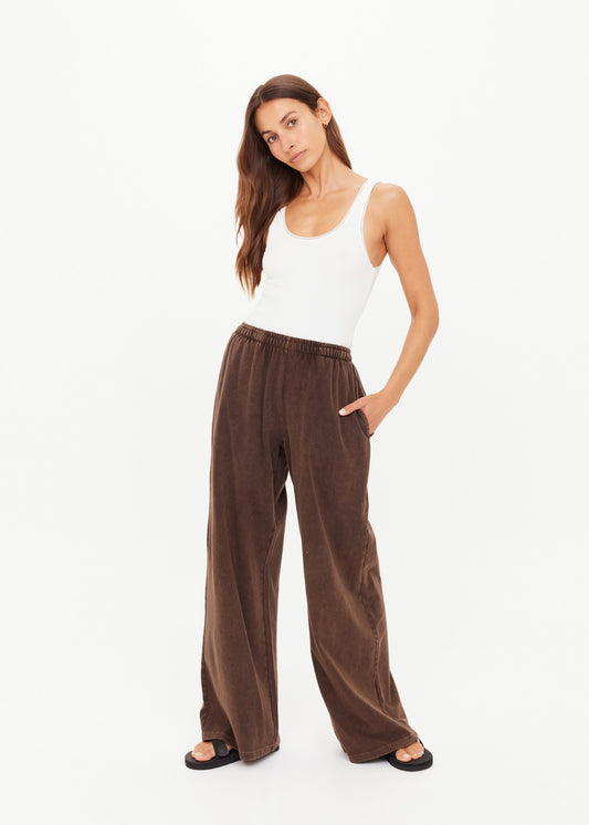 The Upside Soho Tokio Wide Leg Pant in Cocoa