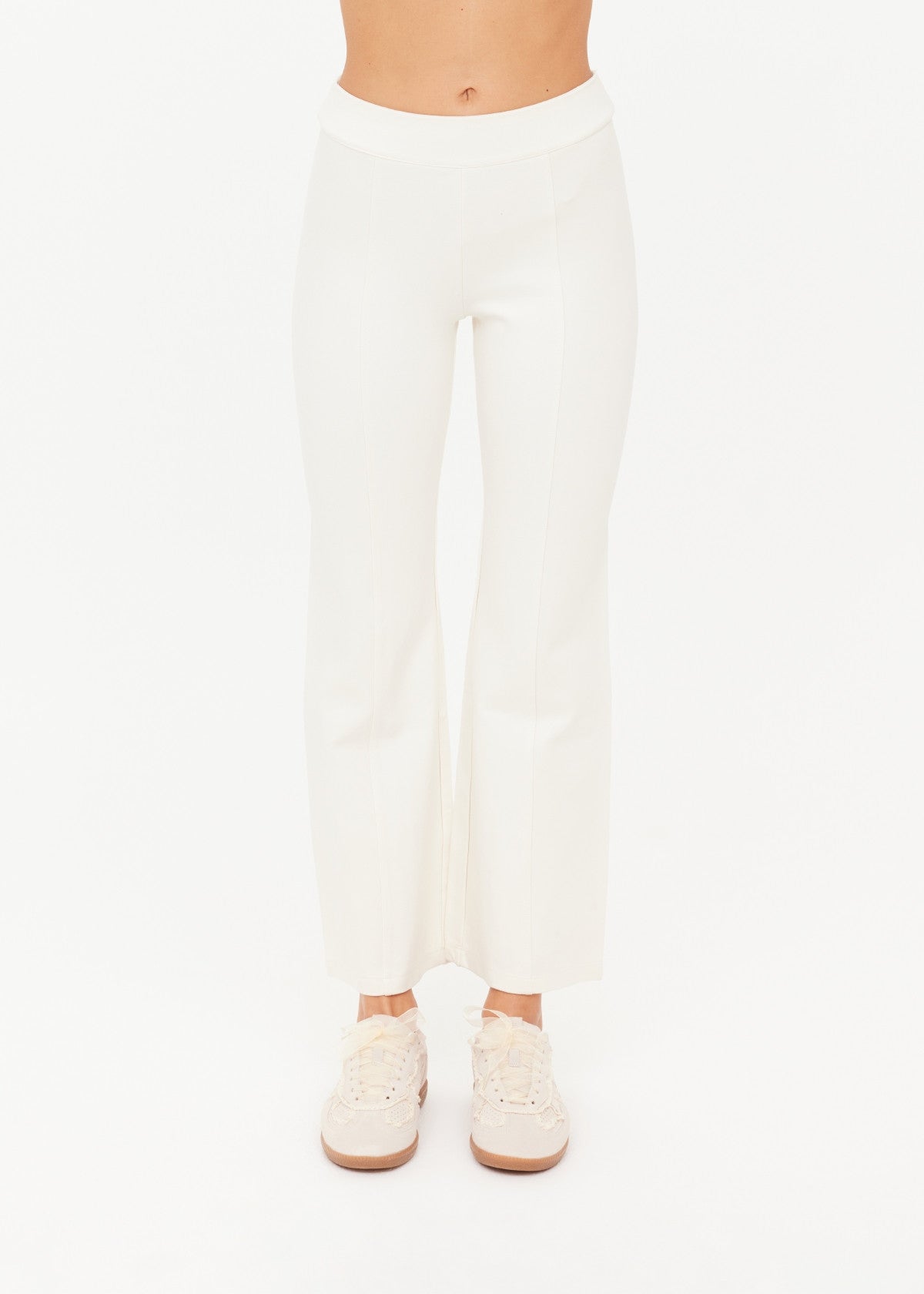 The Upside Bonnie Kick Flare Pant in Cream
