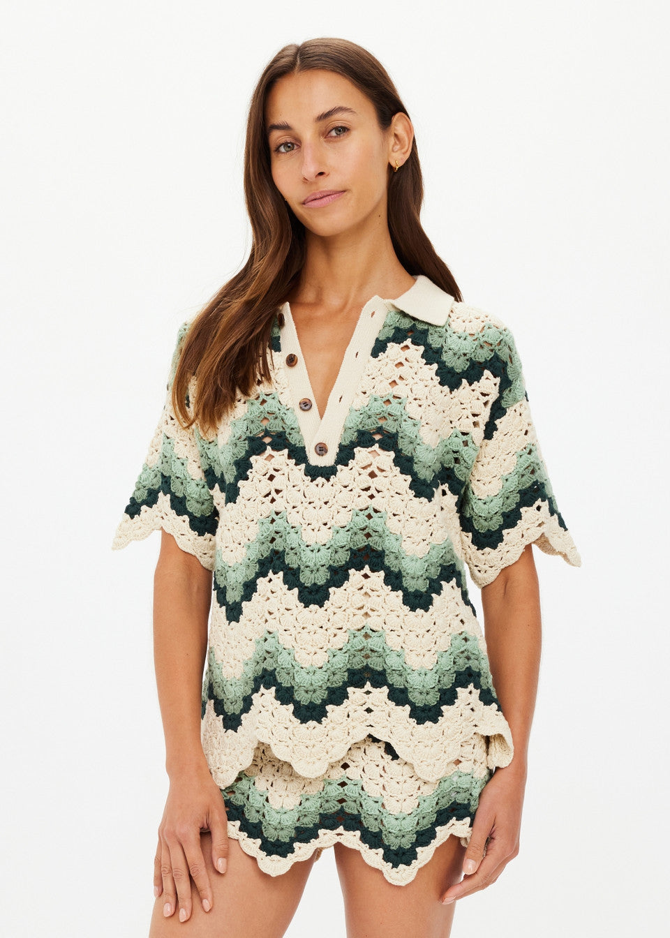 The Upside Tidal Sagra Crochet Shirt