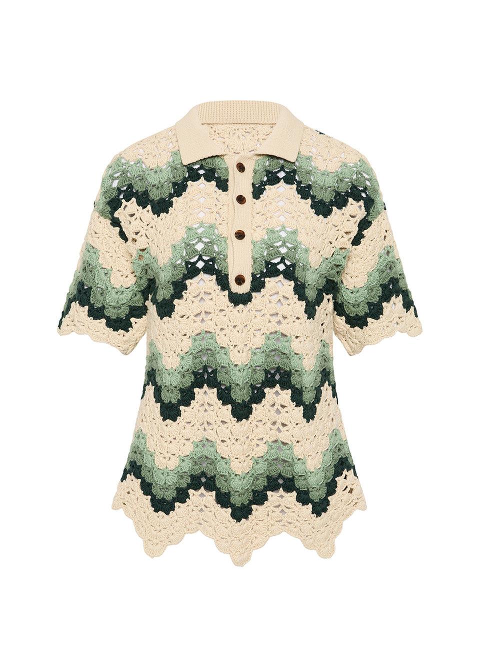 The Upside Tidal Sagra Crochet Shirt