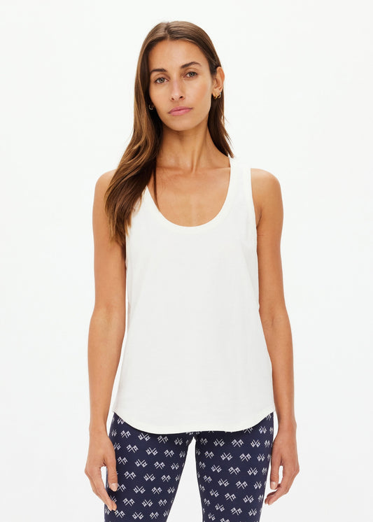 The Upside Soho Jacquie Tank Top in Creme