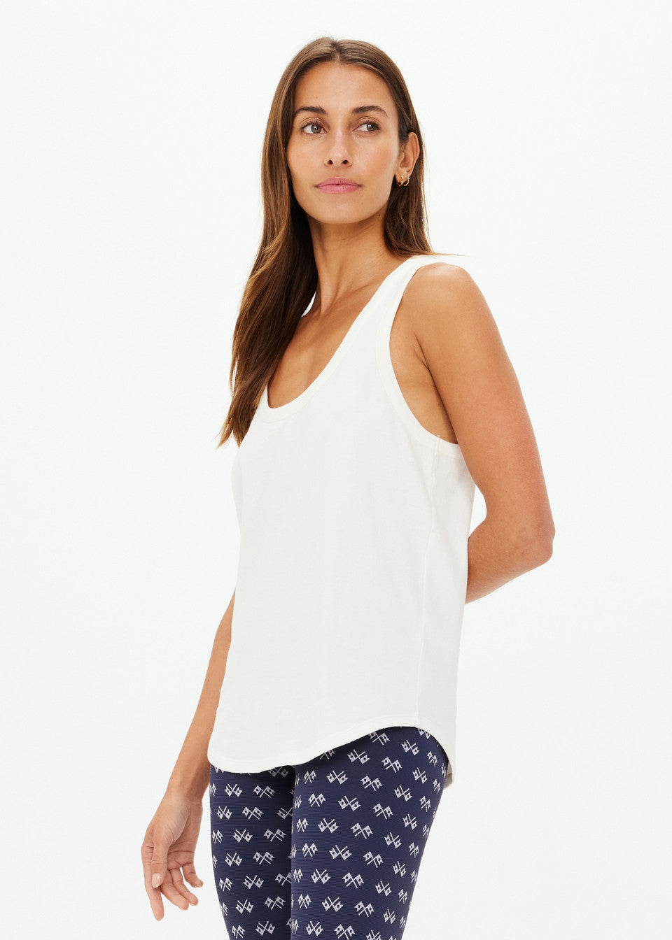 The Upside Soho Jacquie Tank Top in Creme
