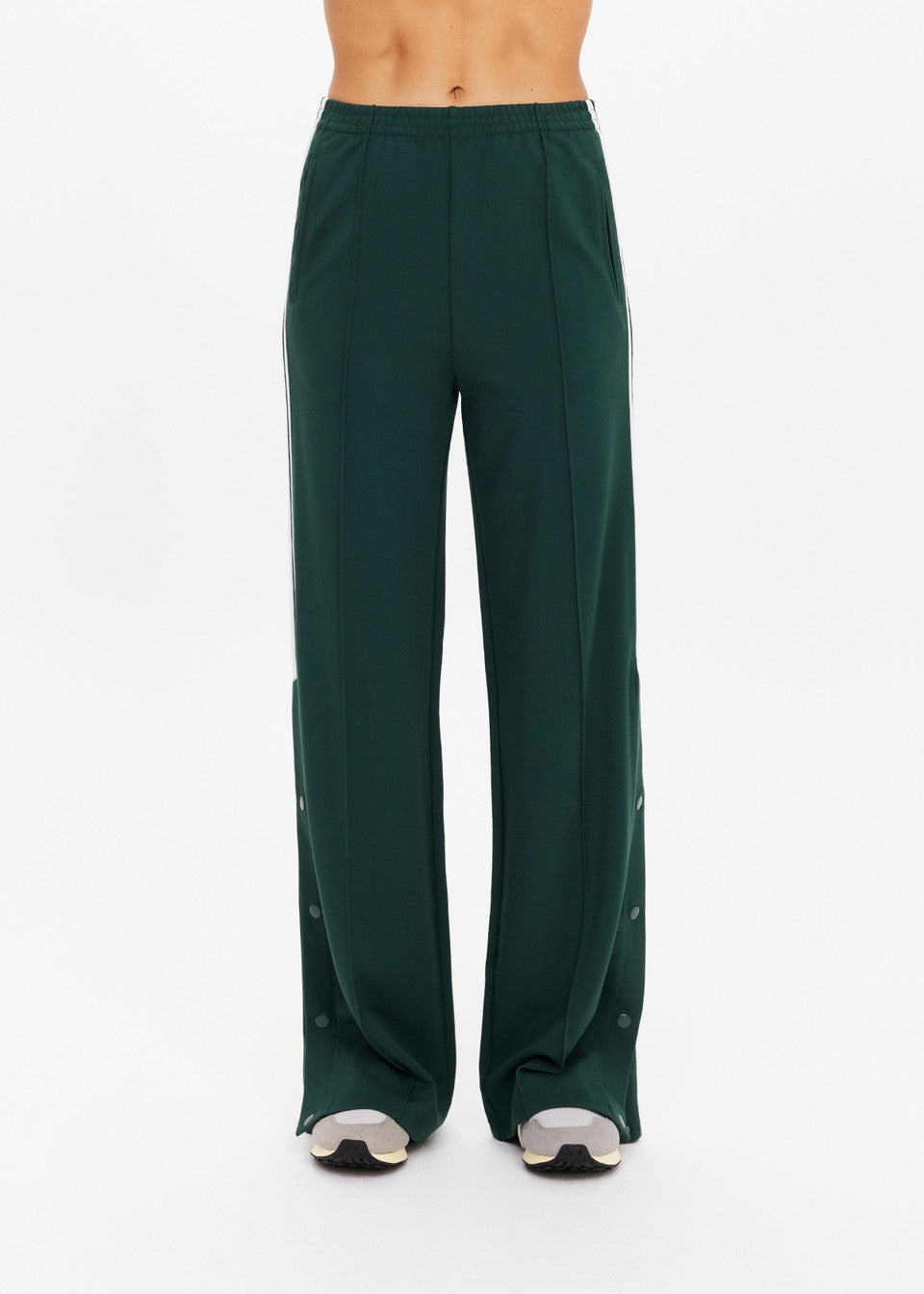 The Upside Cobra Zephyr Wide Leg Pant in Racing Green