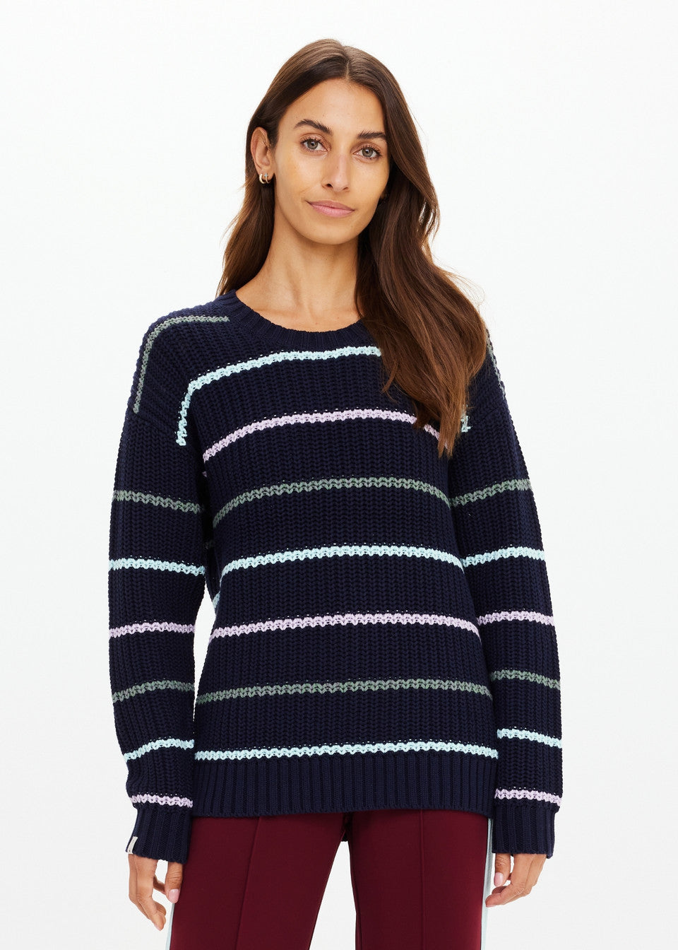 The Upside Sebastian Crew in Stripe