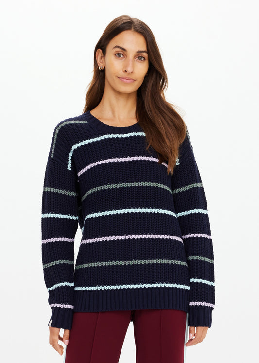 The Upside Sebastian Crew in Stripe