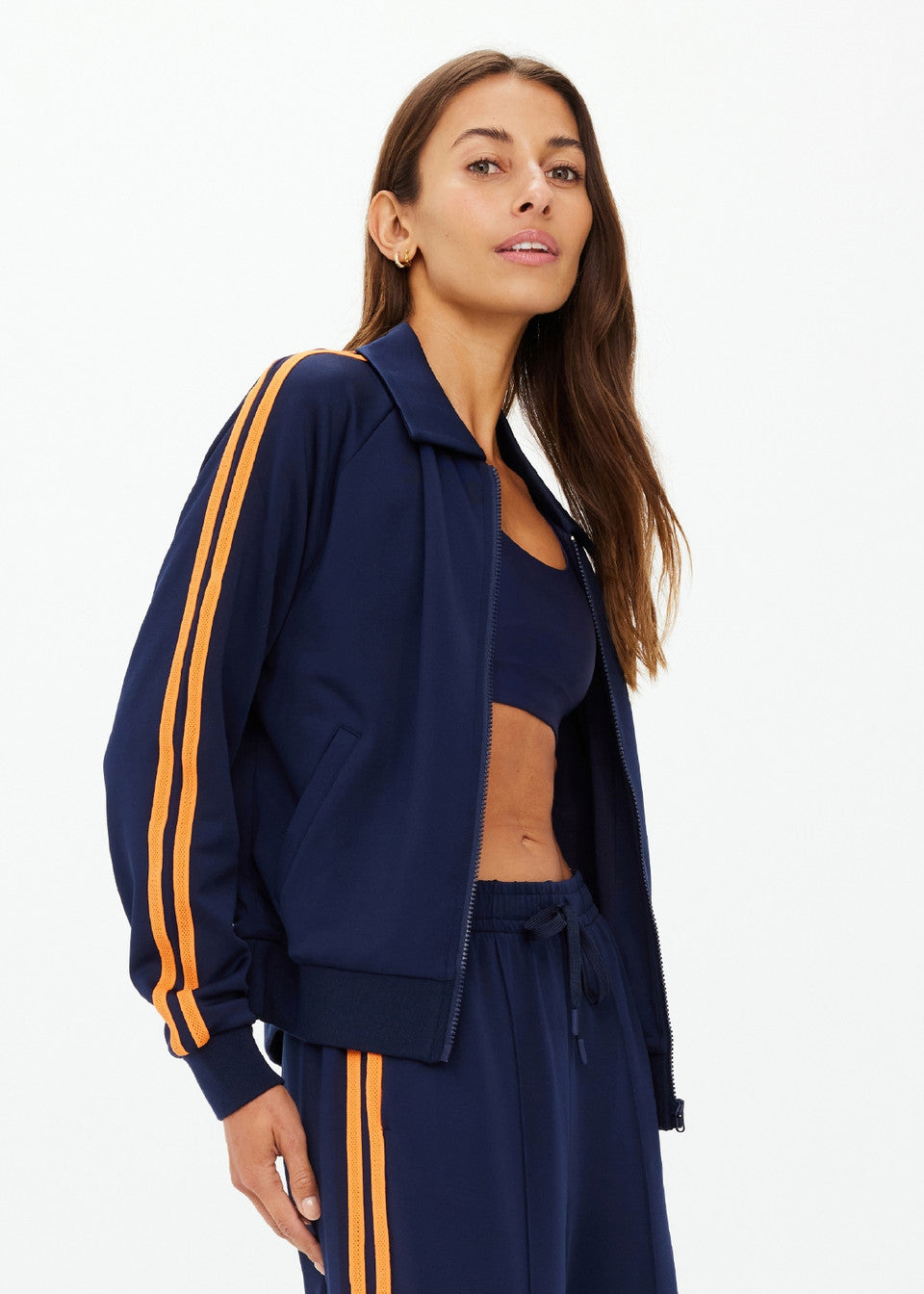 The Upside Vitesse Pari Track Jacket in Navy