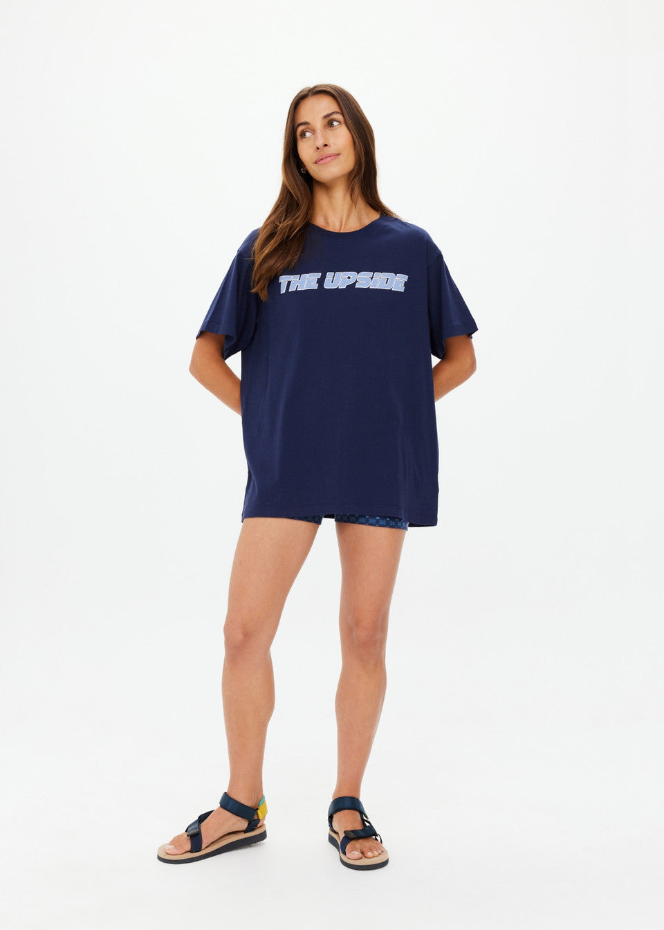 The Upside Stardust Sammi Tee in Navy