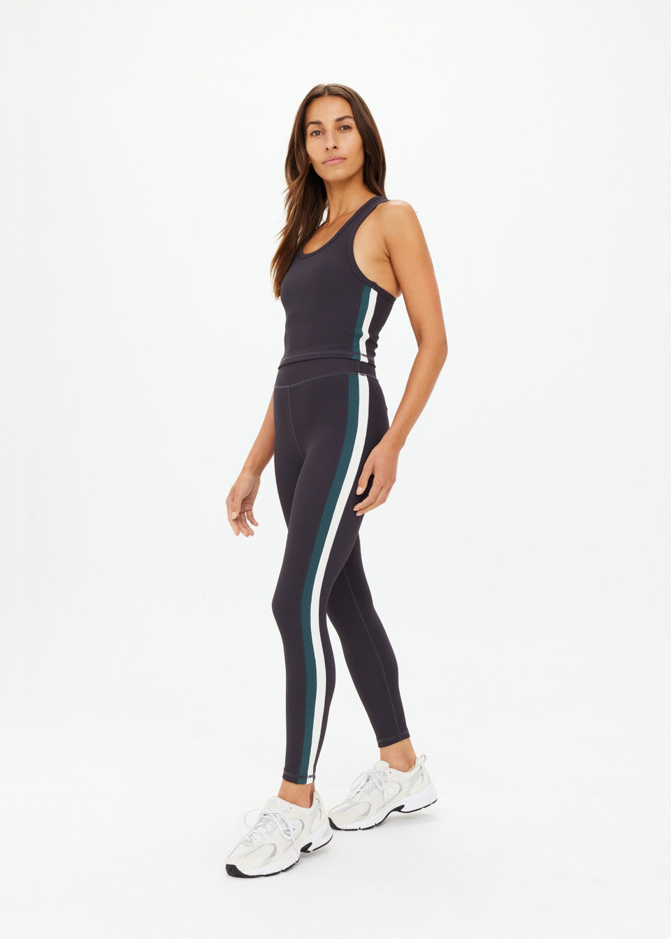 The Upside Limiter 25in Midi Pant in Charcoal