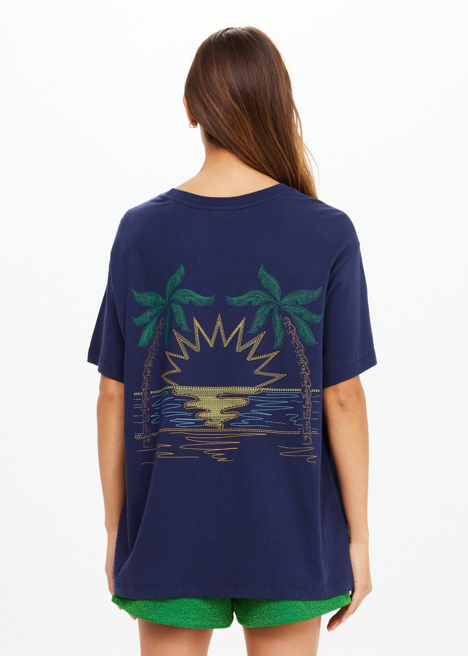 The Upside Sammi Tee in Navy