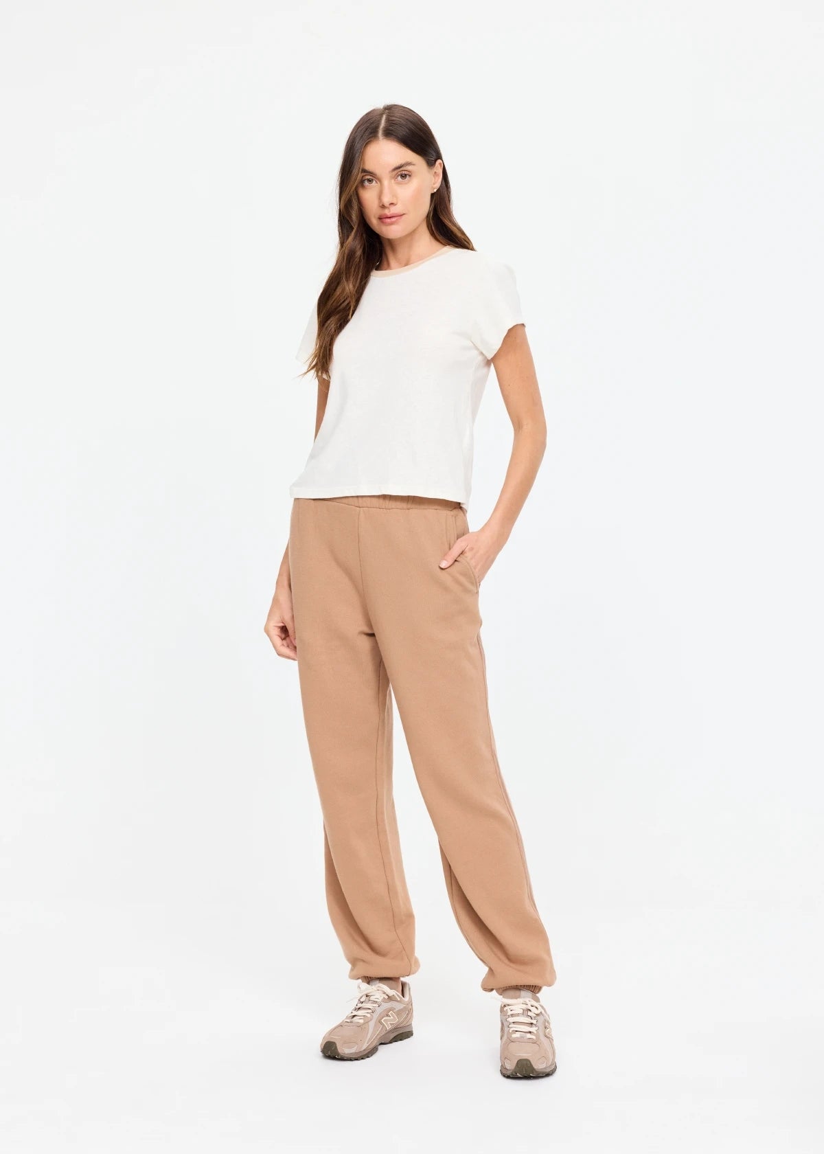 The Upside Marlon Harrison Track Pant in Chai