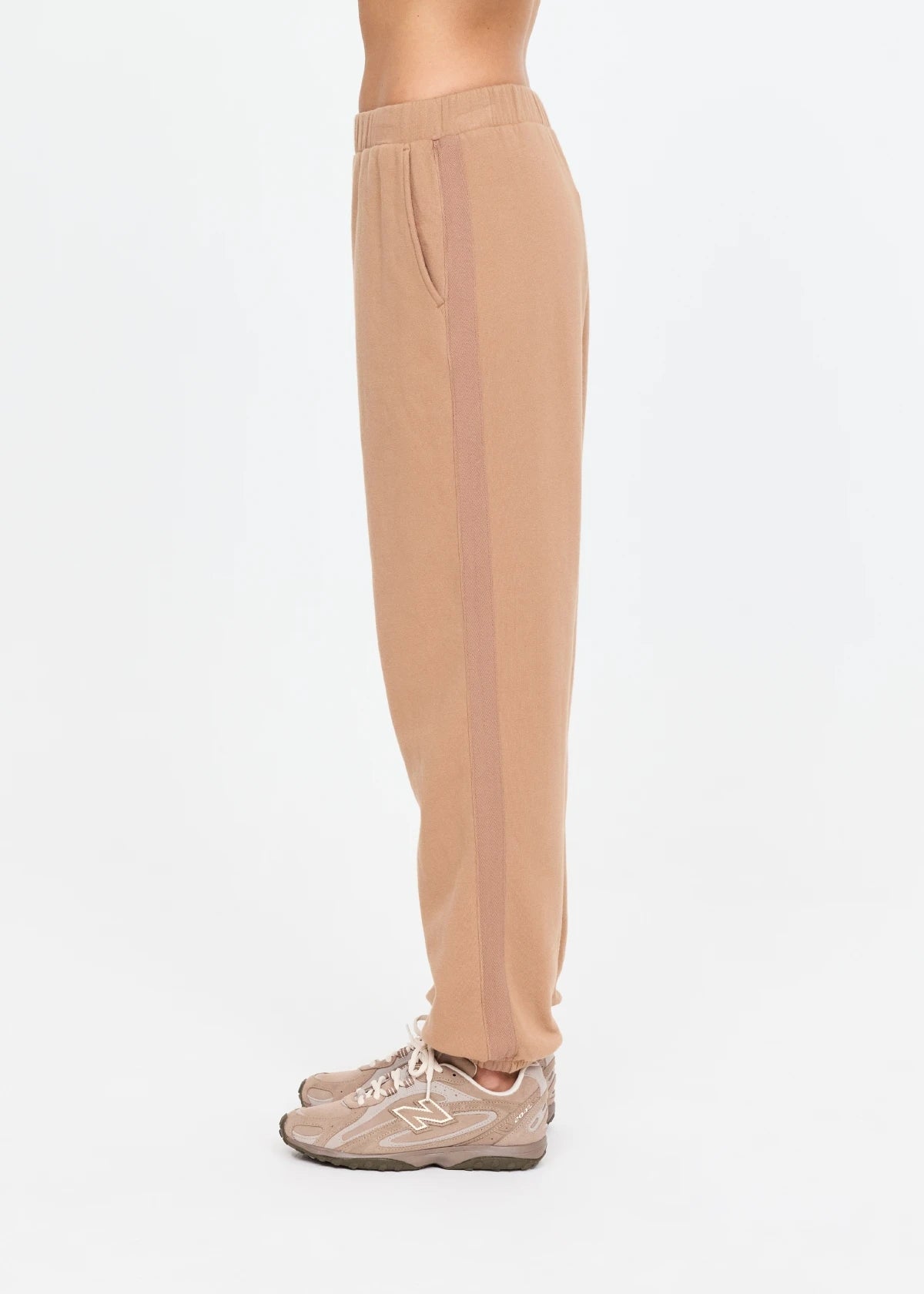 The Upside Marlon Harrison Track Pant in Chai