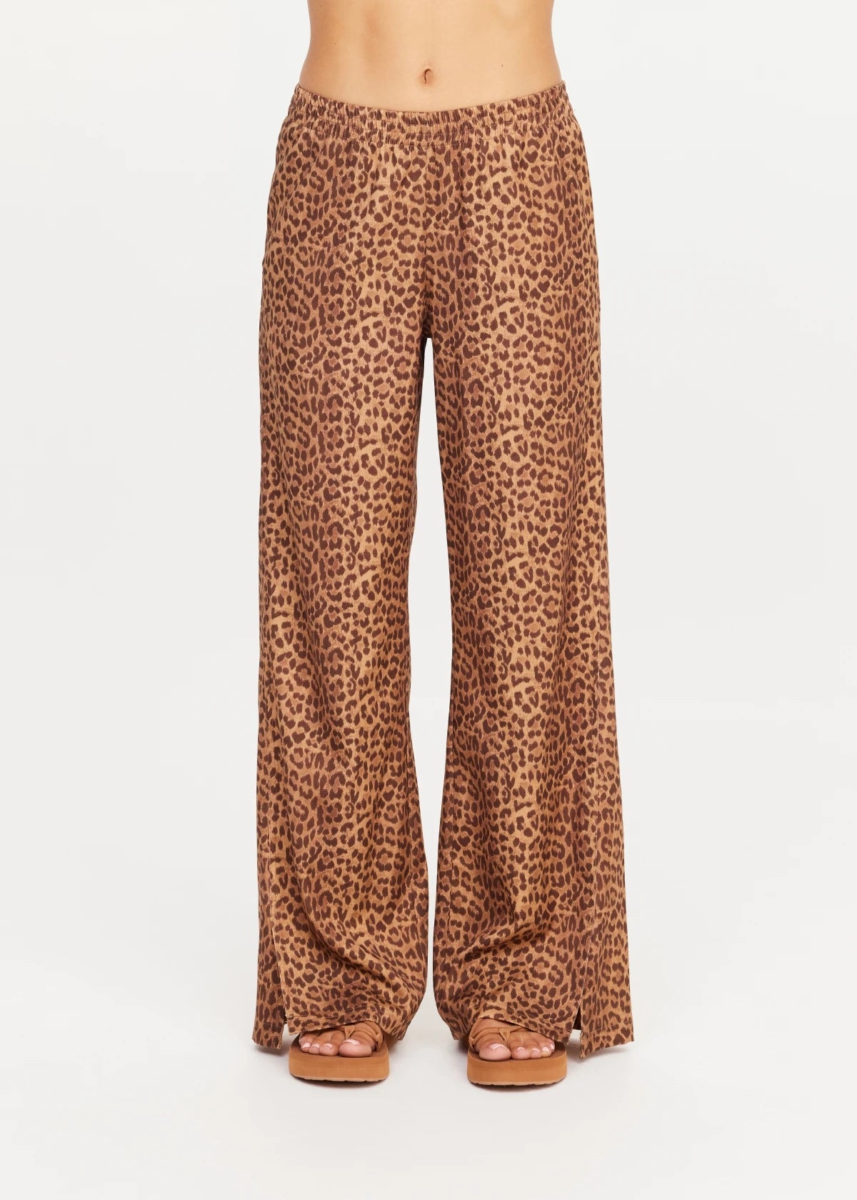 The Upside Javan Juliet Pant in Leopard