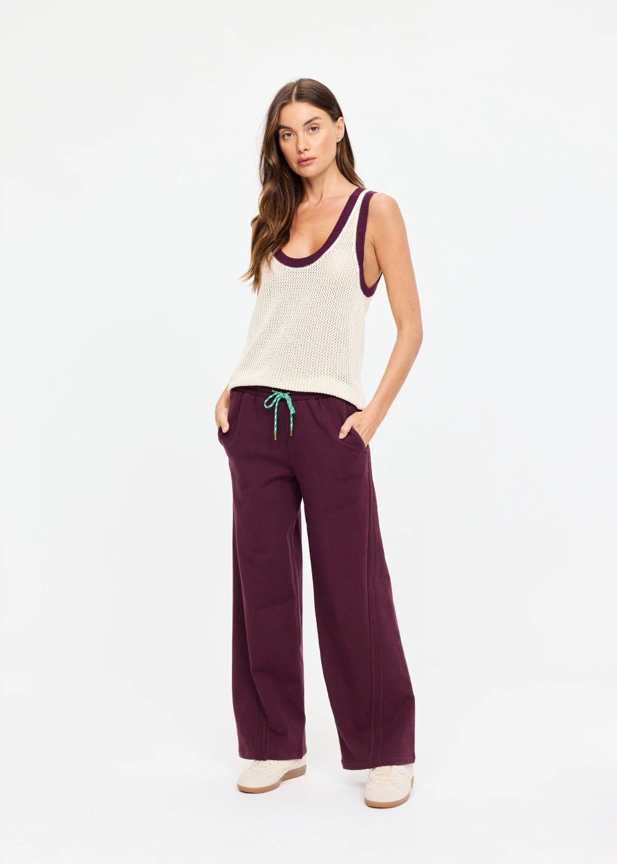 The Upside Pele Estelle Pant in Plum