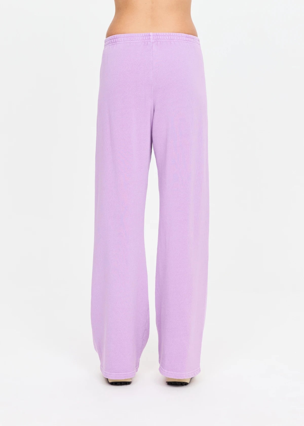 The Upside Soul Cal Wide Leg Track Pant in Violet