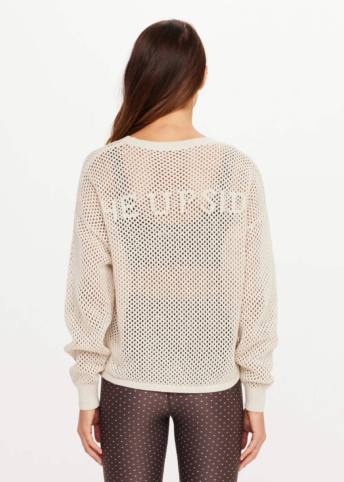 The Upside Sebastian Knit Crew in Cream