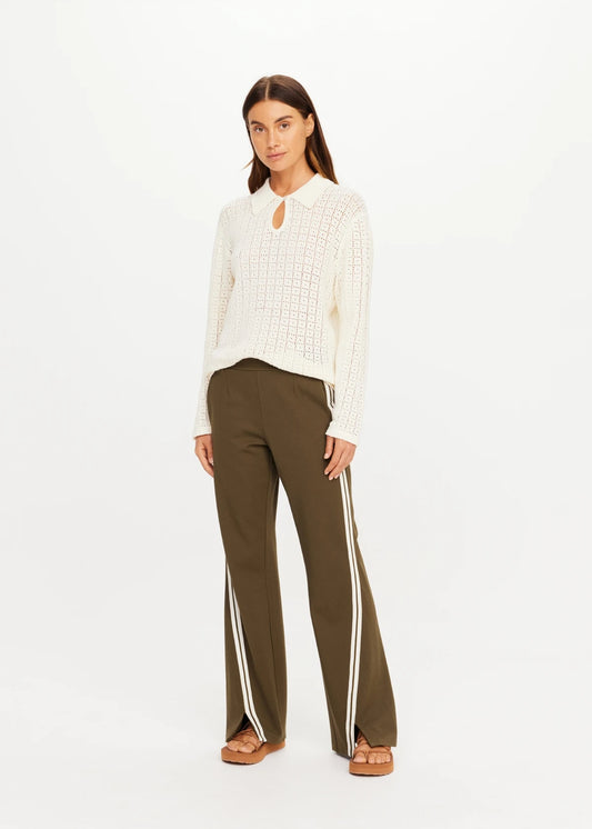 The Upside Petra Flare Pant in Olive