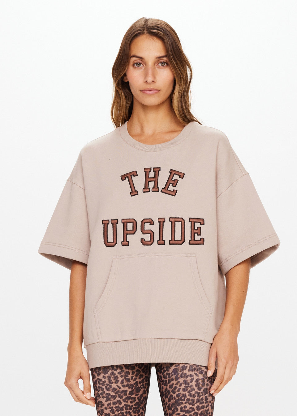 The Upside Alba Tee in Mushroom
