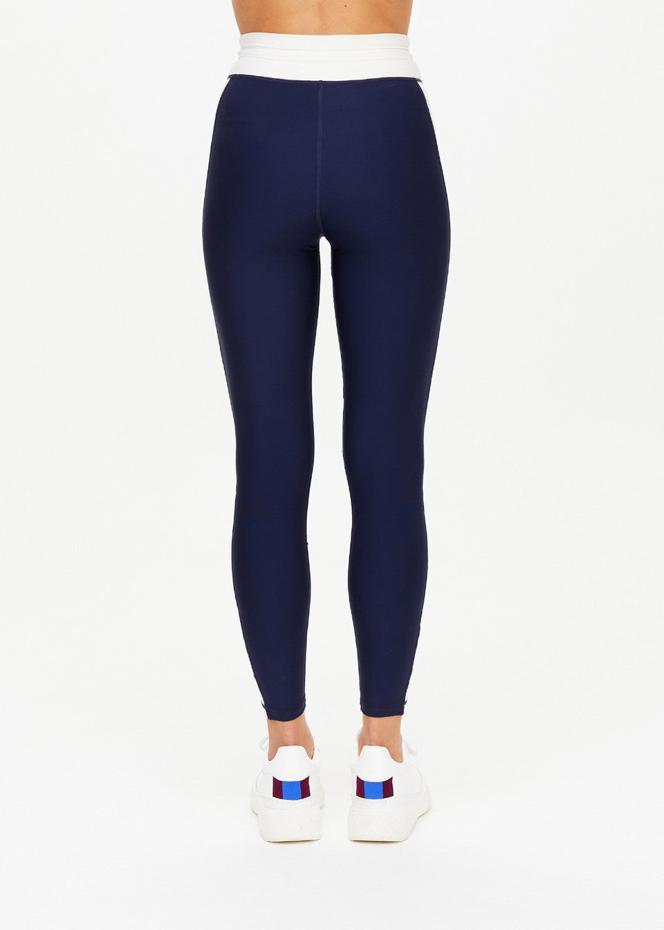 The Upside Oracle 25in Midi Pant in Navy