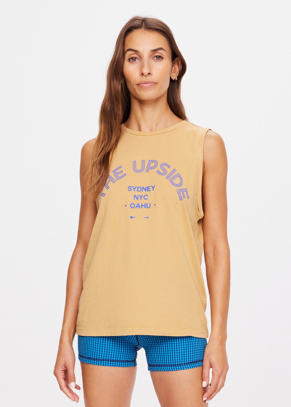 The Upside Jetset Jeet Tank in Sand