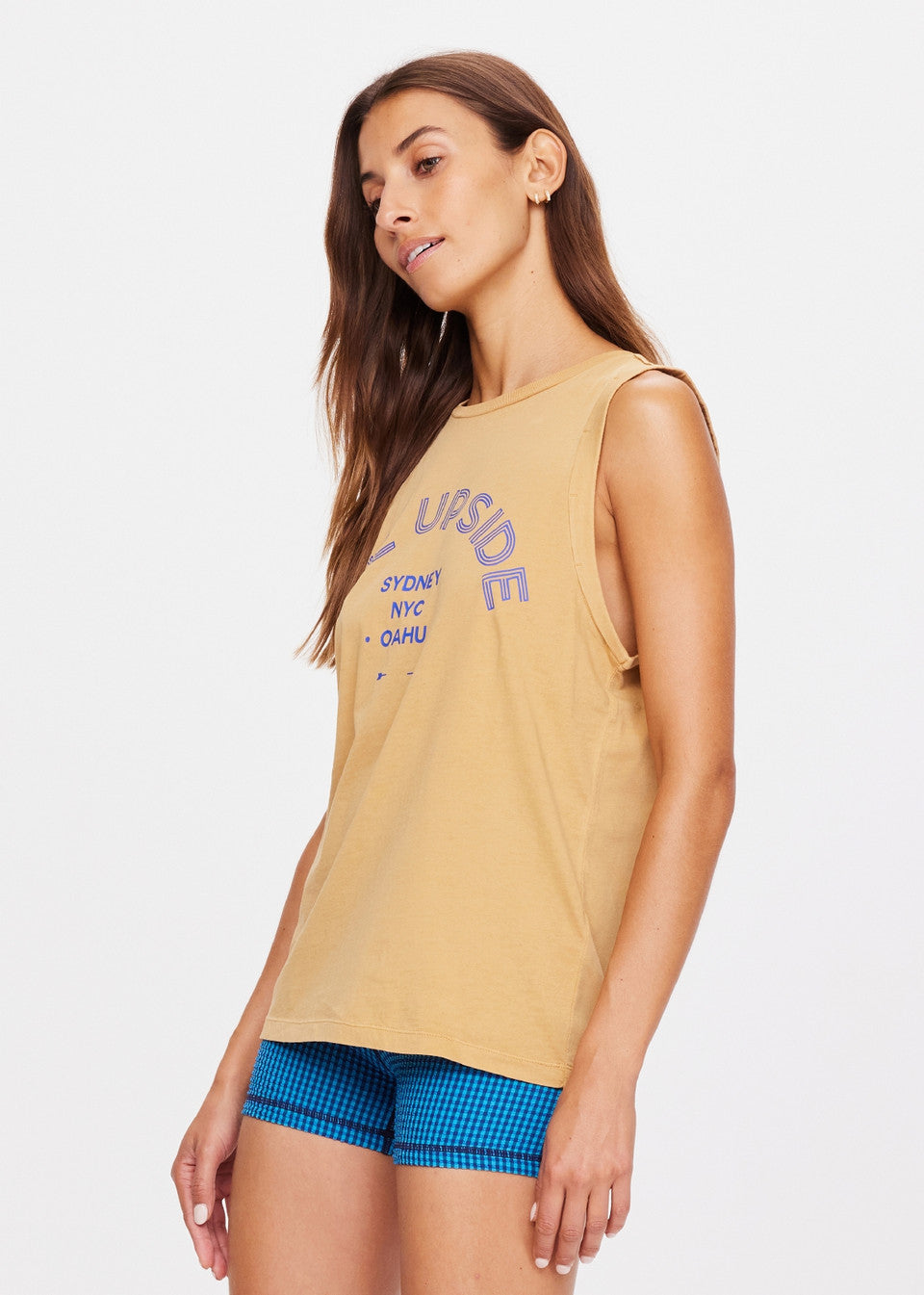 The Upside Jetset Jeet Tank in Sand