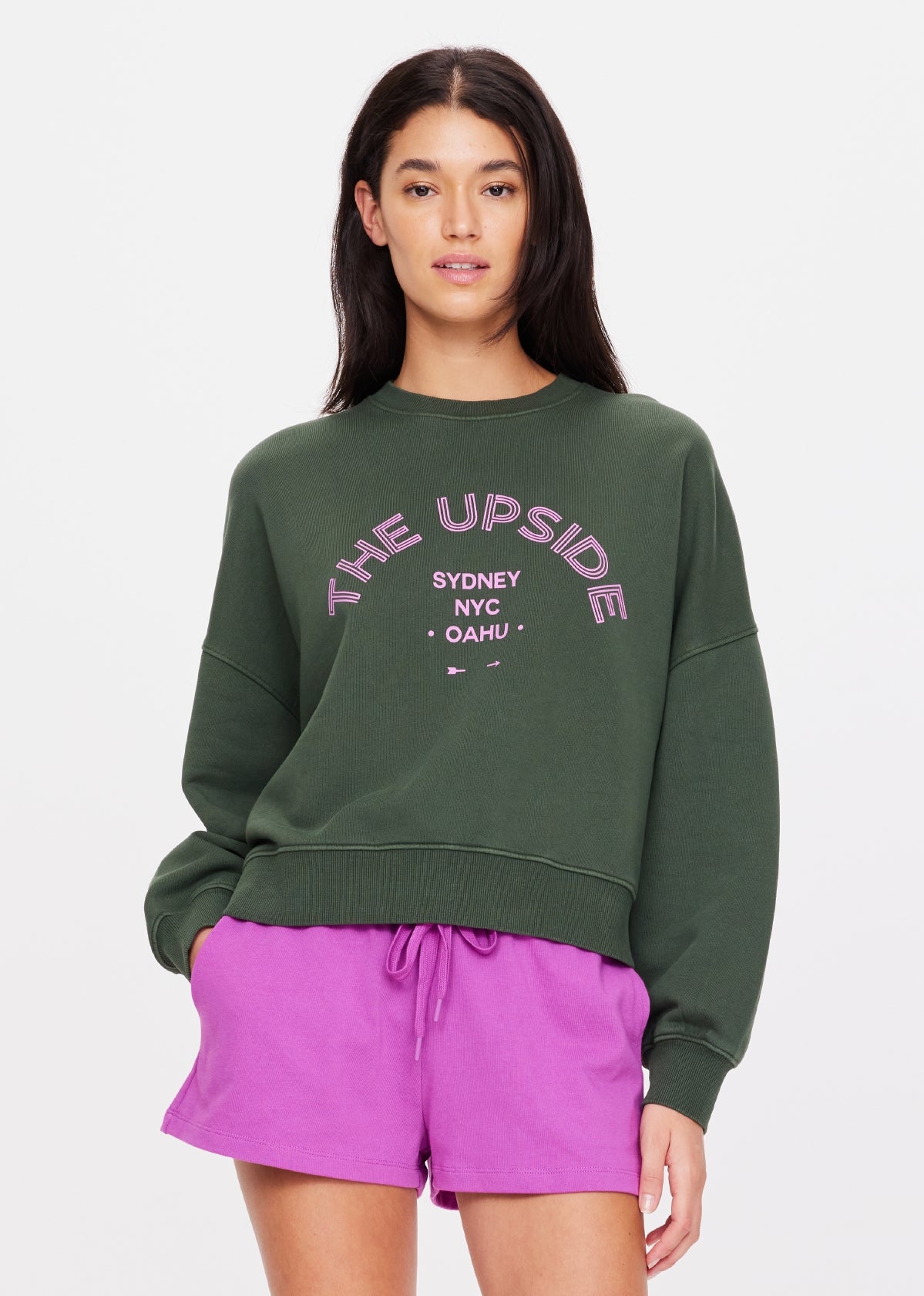 The Upside Jetset Sweatshirt in Sand