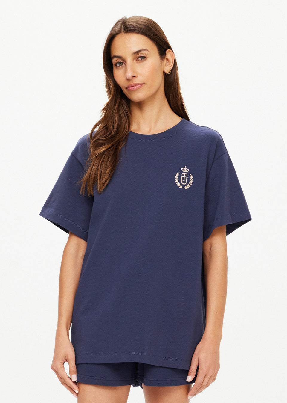 The Upside Cascade Sam Tee in Navy
