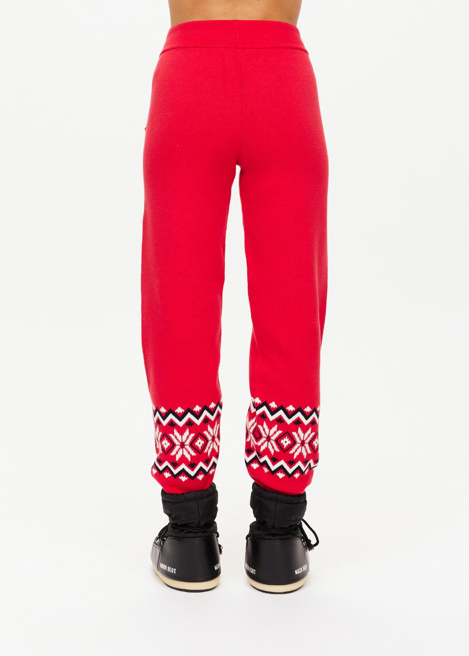 The Upside Keystone Jojo Knit Jogger in Chili